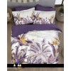 3D Спално Бельо Памучен сатен - PALM GARDEN PURPLE